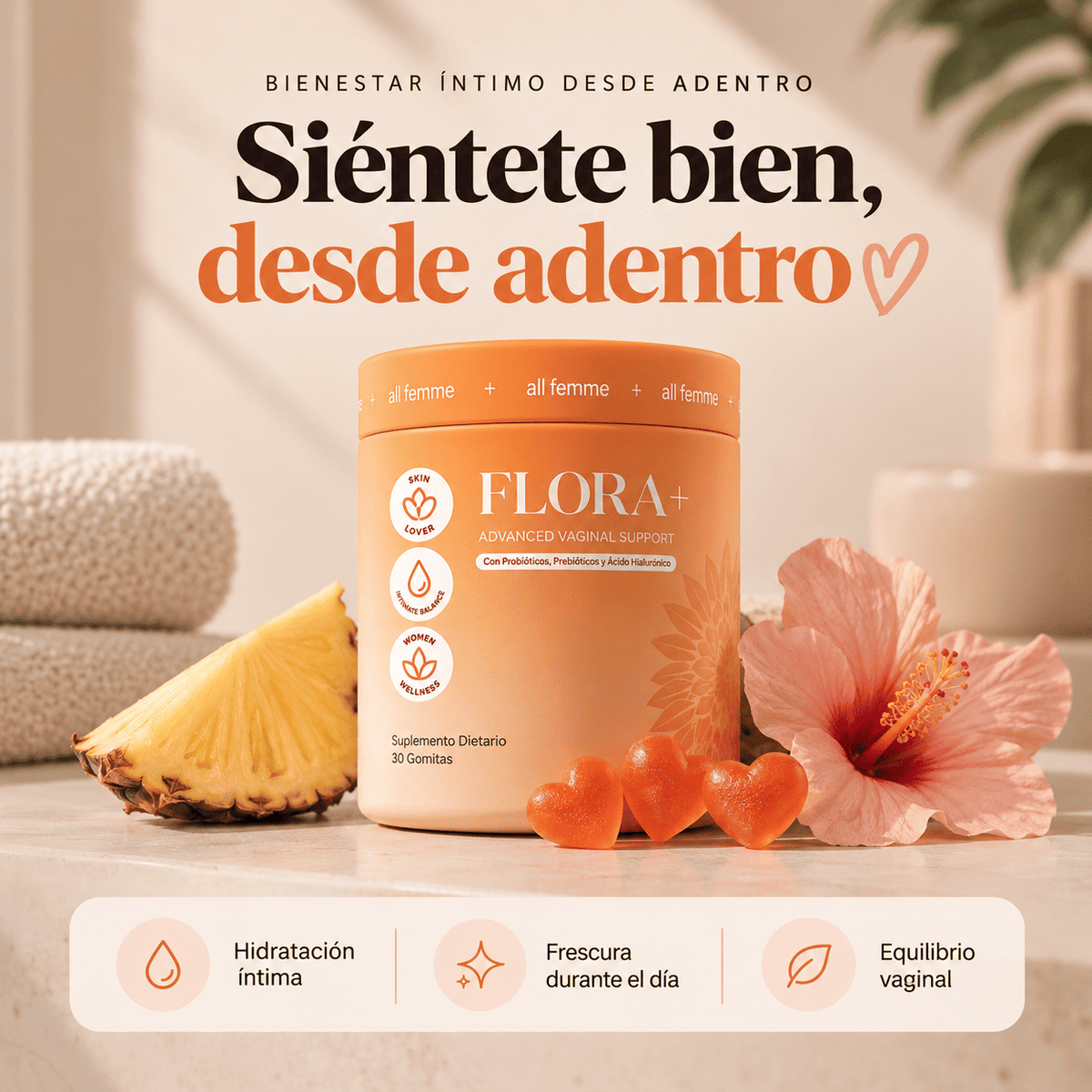 Flora Plus - Probiótico Vaginal