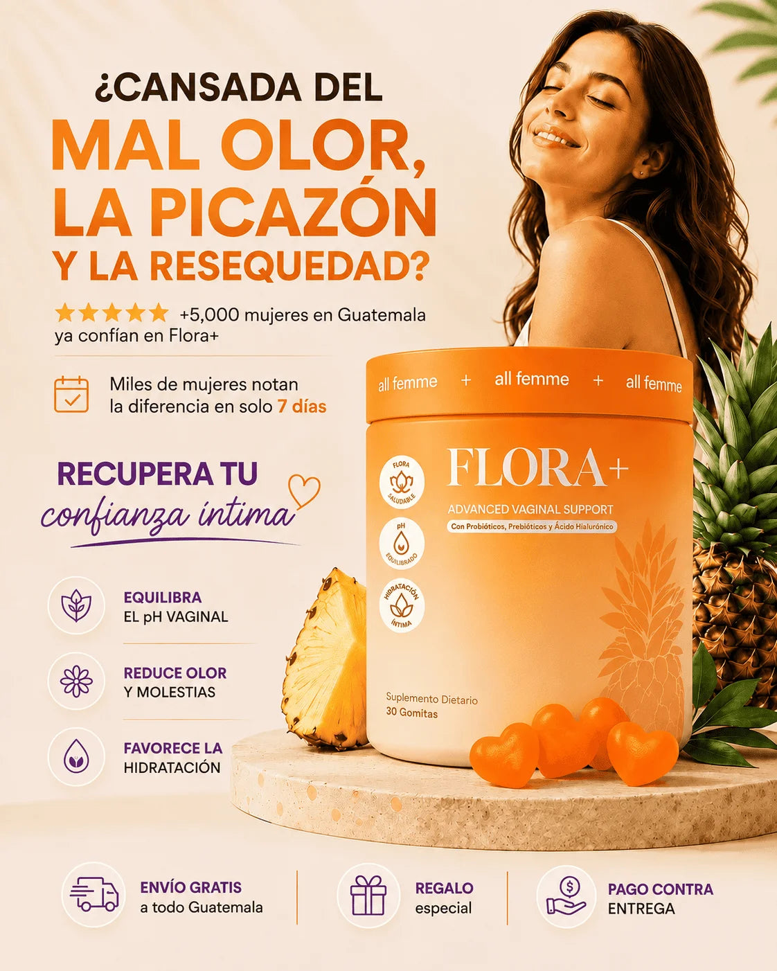 Flora Plus - Probiótico Vaginal